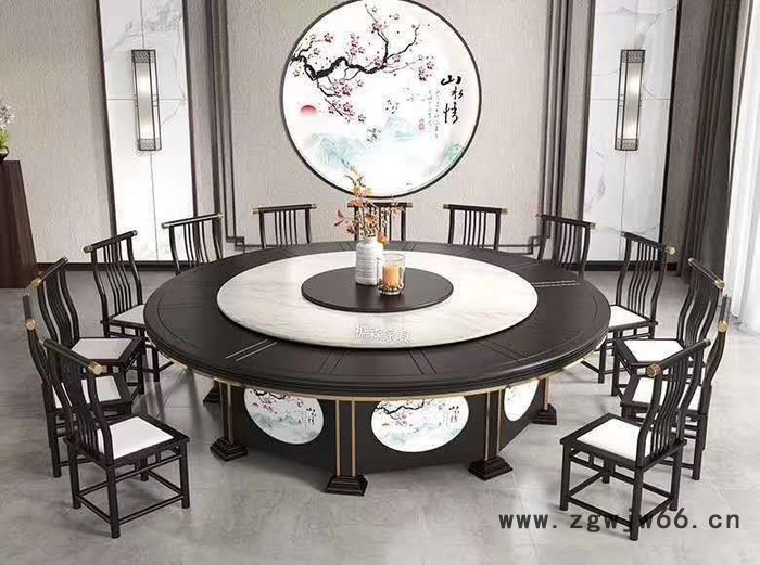 电动机芯 实木软包餐椅 酒店遥控餐台 贵州电动餐桌厂家图6