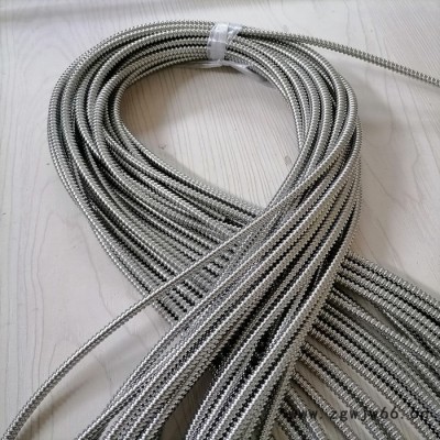 宁乡电厂304不锈钢软导管 Φ8可伸缩电缆保护管 316电动机进线蛇皮管