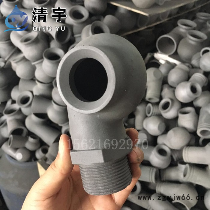 清宇碳化硅涡流喷嘴 脱硫塔喷头 碳化硅陶瓷喷嘴 蜗壳喷嘴 耐高温 耐腐蚀图7