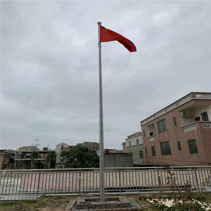 德州电动旗杆_鸿运_不锈钢电动机旗杆_自动升降旗杆图3