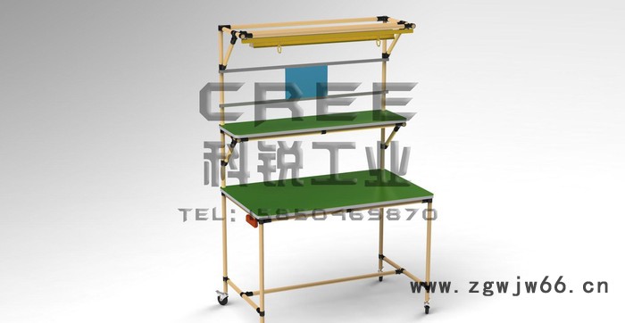 科锐精益管工作台 【价格】 防静电工作台 江苏工作台 工图2