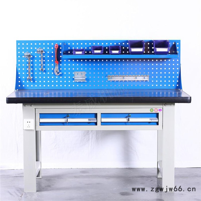 车间钳工操作台 二抽重型钳工台 可用于车工钳工检修作业图2