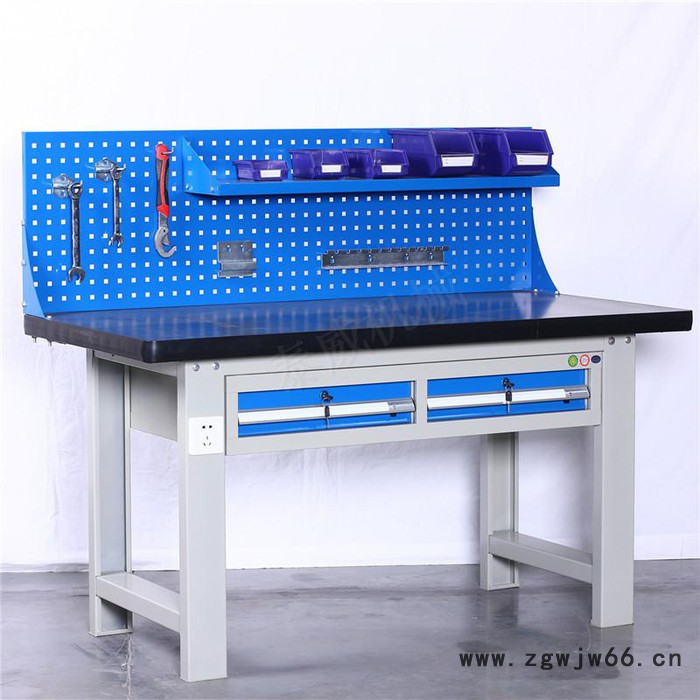 车间钳工操作台 二抽重型钳工台 可用于车工钳工检修作业图3
