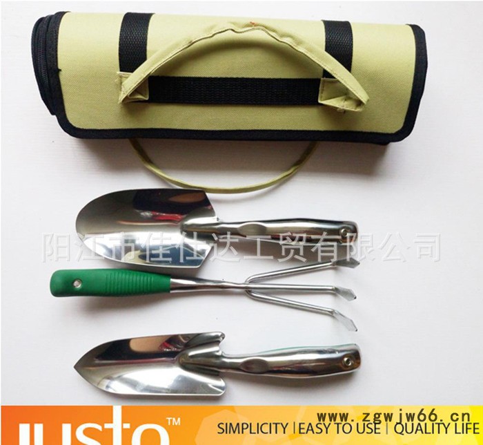 直销款式花园工具 园林工具 养花盆栽种菜三爪钉耙小锄头图2