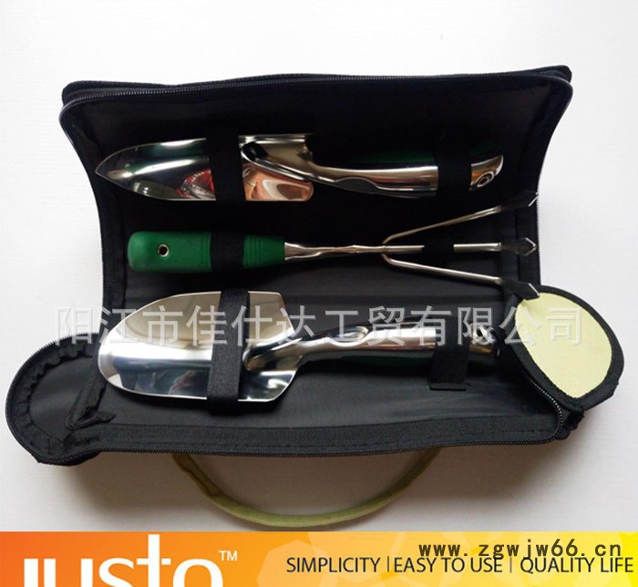 直销款式花园工具 园林工具 养花盆栽种菜三爪钉耙小锄头图3