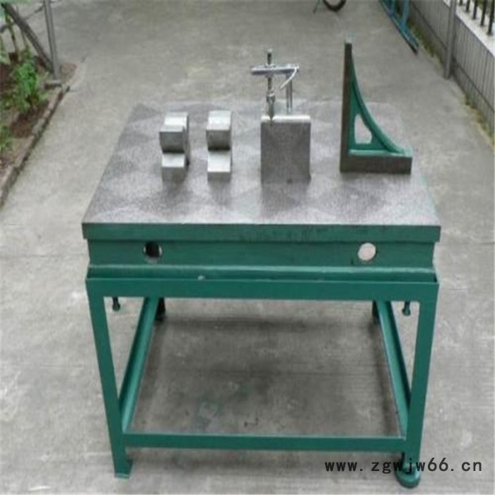 铸铁划线测量三坐标钳工工作台钳工桌 铸铁检验平台 铸铁平台图7
