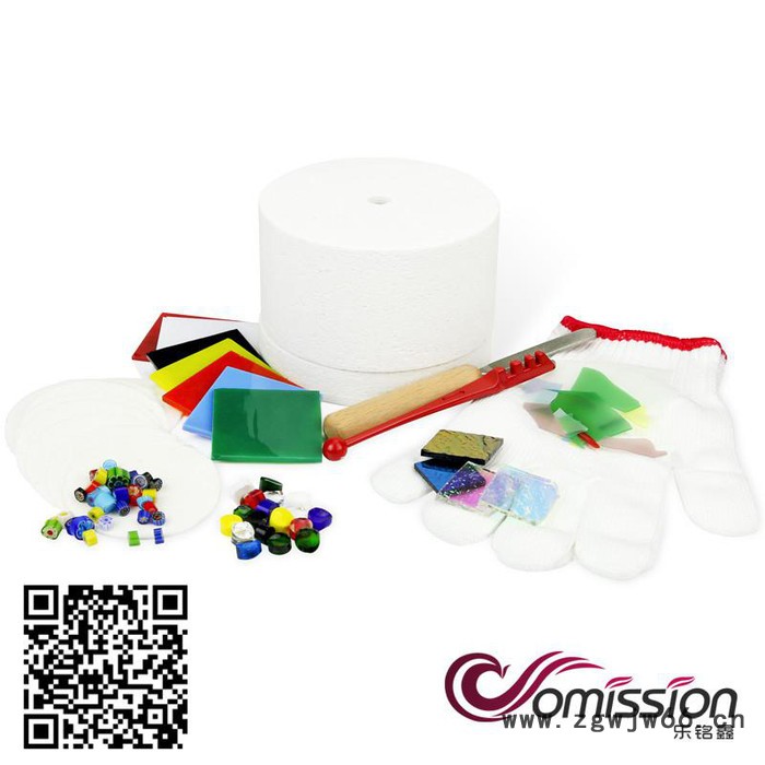 曼德 1707001-10 DIY工具小窑炉10件套装微波窑炉 创意工坊热熔彩色玻璃熔化手工艺术工具配件工具图2