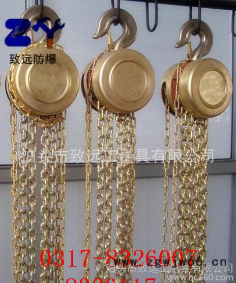 【致远】全年质保 10t防爆手拉葫芦  防爆导链  防爆起重工具图3