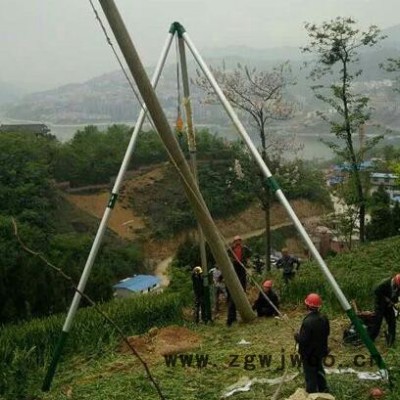 江西铝合金立杆机价格 九江市 萍乡市 上饶市 三角拔杆 手摇三角架 立杆起重工具**