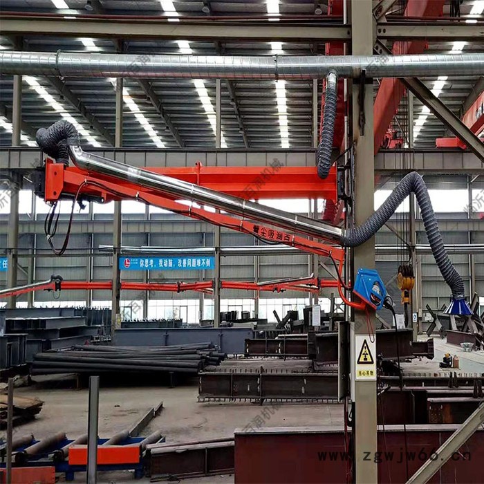 起重工具焊接吸尘臂 电动式悬臂送丝操作机配套焊烟净化器伸展灵活任意旋转图2