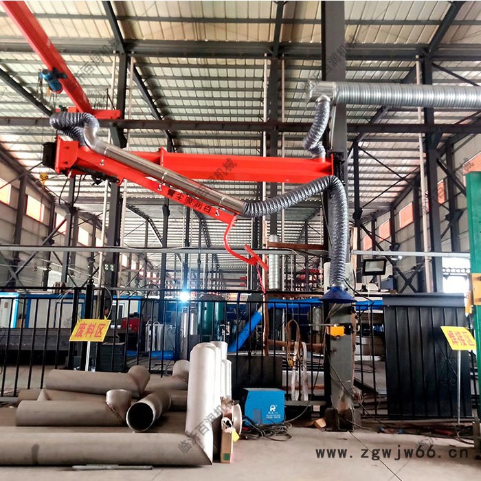 起重工具焊接吸尘臂 电动式悬臂送丝操作机配套焊烟净化器伸展灵活任意旋转图4