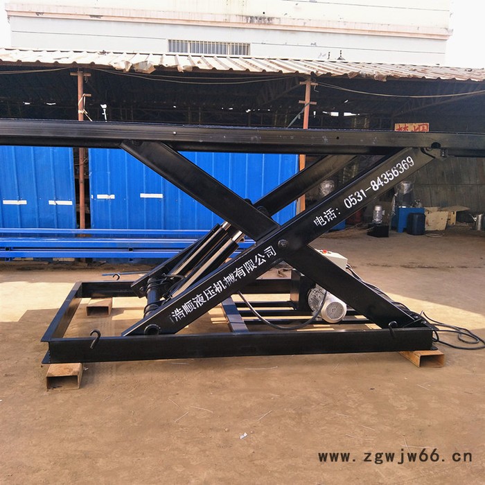 固定剪叉升降机 1-10吨电动液压升降平台 货梯 起重工具 加工定制图2