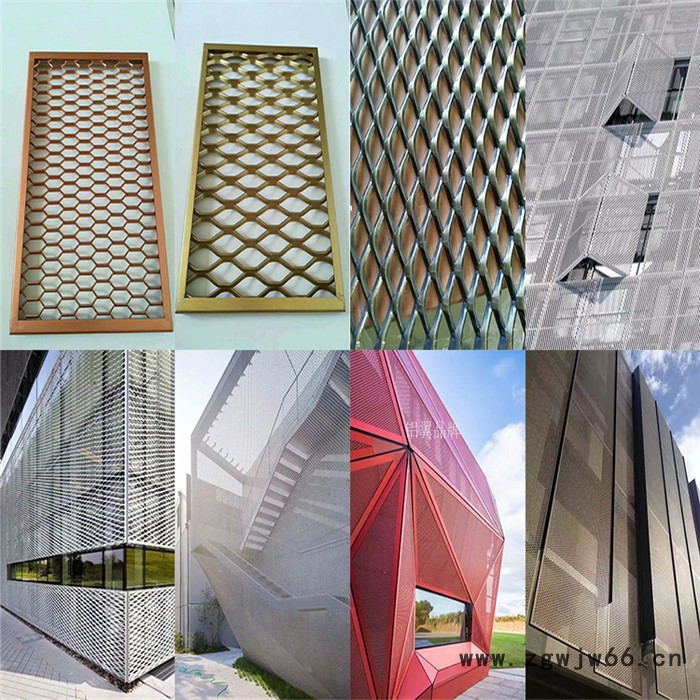 铝翼装饰 铝张拉网 装饰金属网厂家 网格吊顶图4