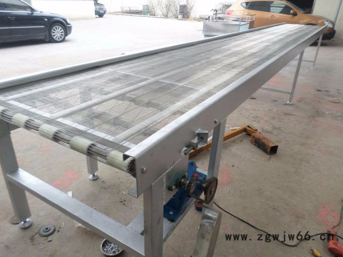 武汉金属网带输送机 提升爬坡输送图2