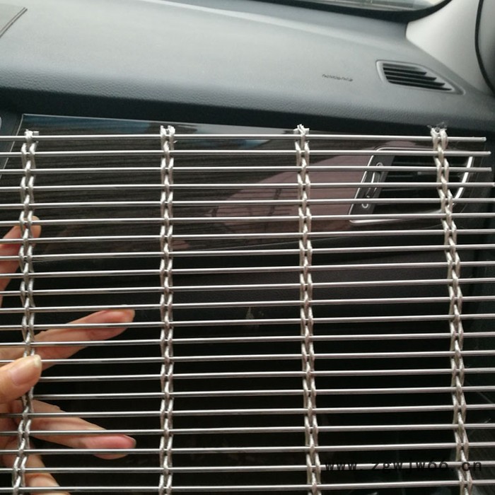 盘聚  金属网帘  金属编制装饰网  金属幕墙网  装饰网  钢丝绳网图8