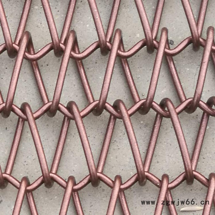 盘聚  批发 不锈钢螺旋网  金属螺旋屏风装饰网 金属网帘图2