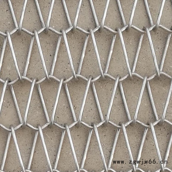 盘聚  批发 不锈钢螺旋网  金属螺旋屏风装饰网 金属网帘图3