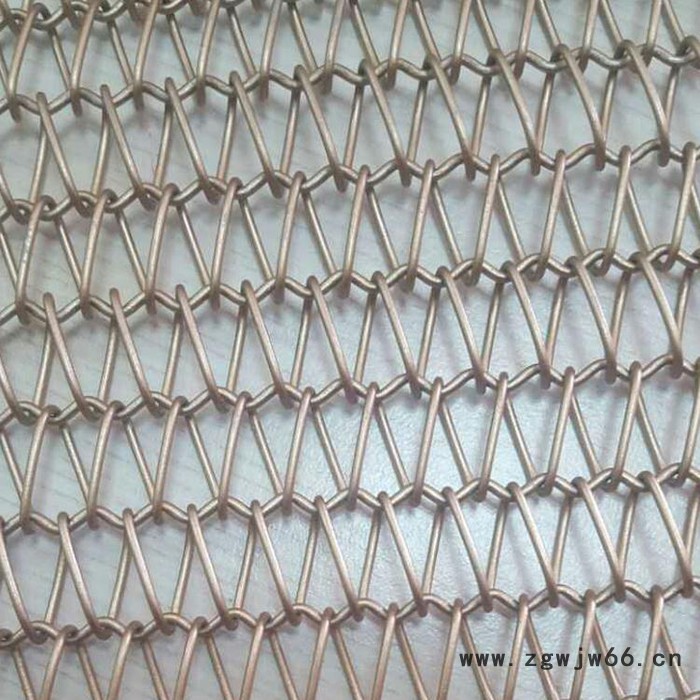 盘聚  批发 不锈钢螺旋网  金属螺旋屏风装饰网 金属网帘图7