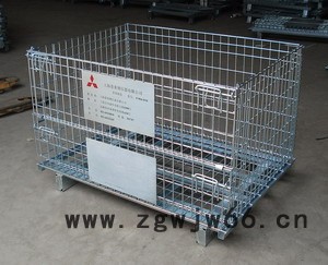 供应云彩网格箱、仓储笼、托盘、金属网箱、周转箱、堆垛货架图6