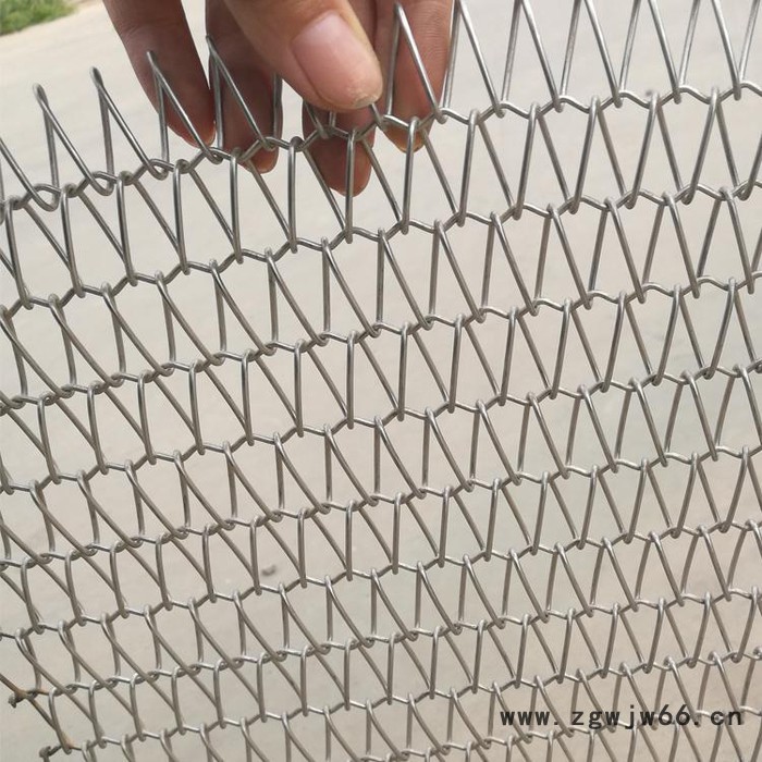 盘聚  金属垂帘网  金属装饰网  螺旋金属网帘  幕墙金属网帘图4