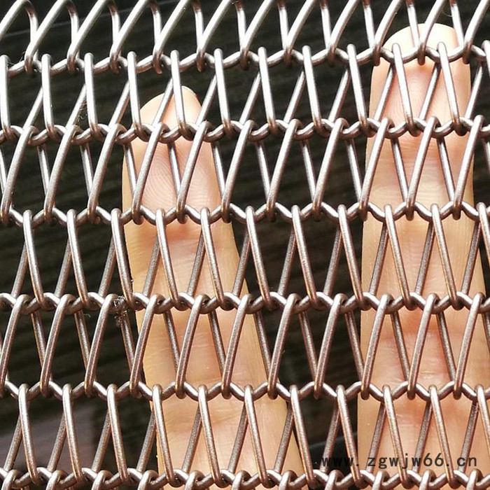 盘聚  金属垂帘网  金属装饰网  螺旋金属网帘  幕墙金属网帘图7