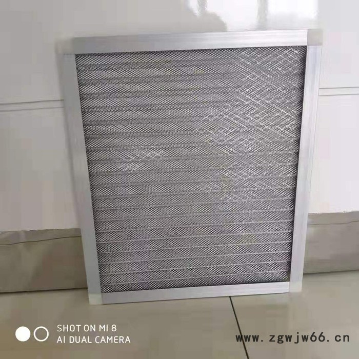 德州武城供应 信贝500*200 铝合金金属网 空调回风金属网 金属过滤网 新风内置金属过滤网图4
