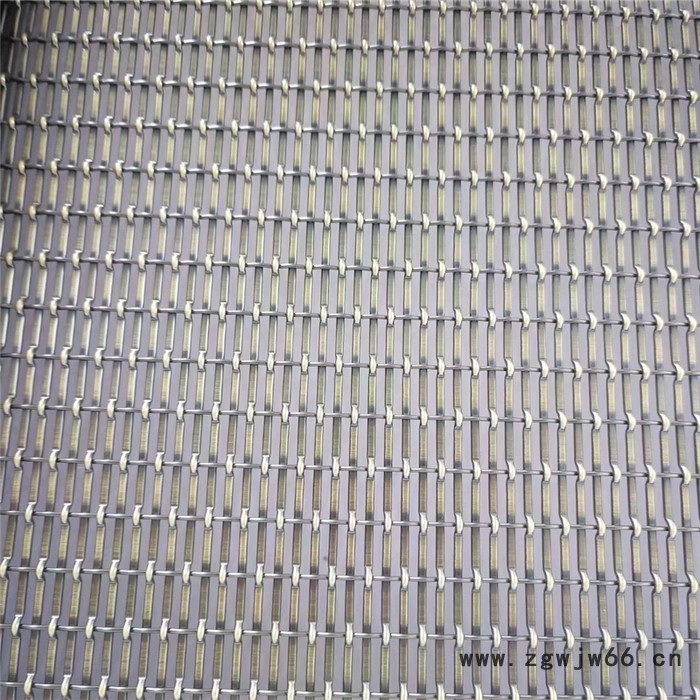 乾卓金属网 金属装饰网金属编制网格道具不锈钢丝隔断屏风装饰网米字铜丝编织圆丝网帘图2