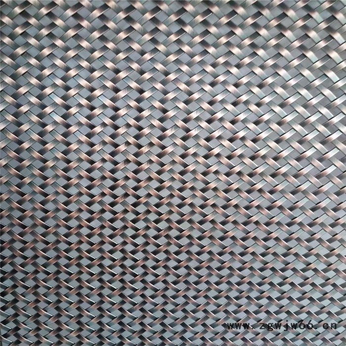 乾卓金属网 金属装饰网金属编制网格道具不锈钢丝隔断屏风装饰网米字铜丝编织圆丝网帘图3