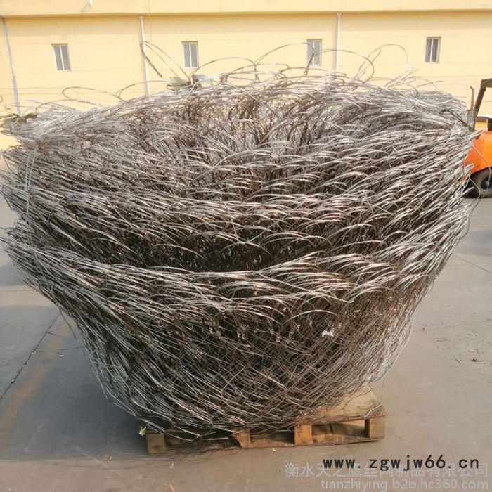 安平合金网兜厂家天之鹰 防汛吊网 抢险抛石网兜 金属网兜护岸图3