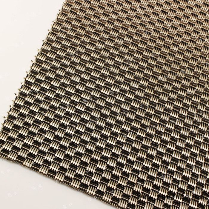 乾卓 电梯轿厢装饰金属网 不锈钢丝无缝编织网 编织防护网格 无缝金属编织网 夹丝玻璃金属网图3