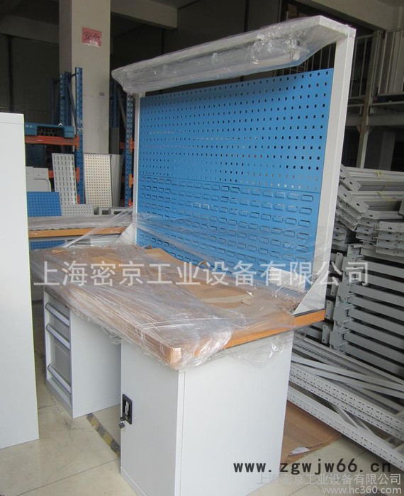 定做简易工作台 带抽屉式钳工桌子 木质台面工作台图2