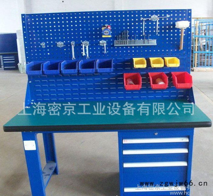 定做简易工作台 带抽屉式钳工桌子 木质台面工作台图3