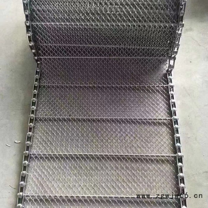 金属网链 工业输送带 马蹄链 金属片网带 长城网带图5