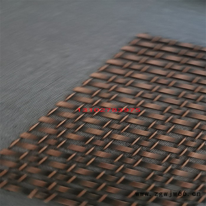 乾卓 金属装饰网帘铜丝网格玻璃夹层金属网格电梯轿厢装饰网安全防护网图6