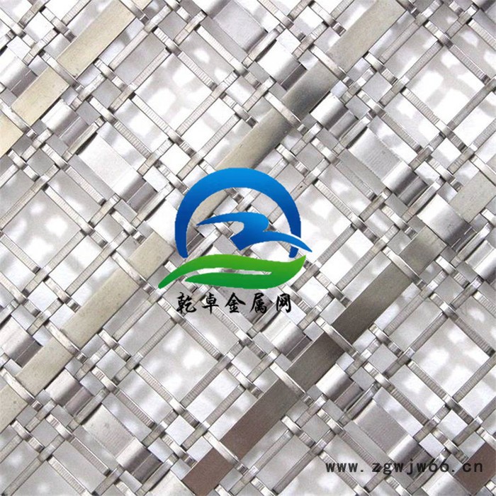 乾卓装饰网 网帘 金属网 不锈钢丝网 吊顶隔断屏风帘网 绳杆帘网 合股编织装饰网图6