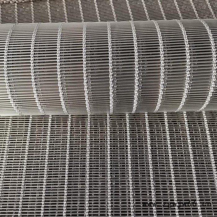 喷塑菱形装饰网   装饰金属网  金属网帘厂家直供图4