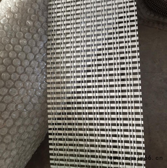 喷塑菱形装饰网   装饰金属网  金属网帘厂家直供图2