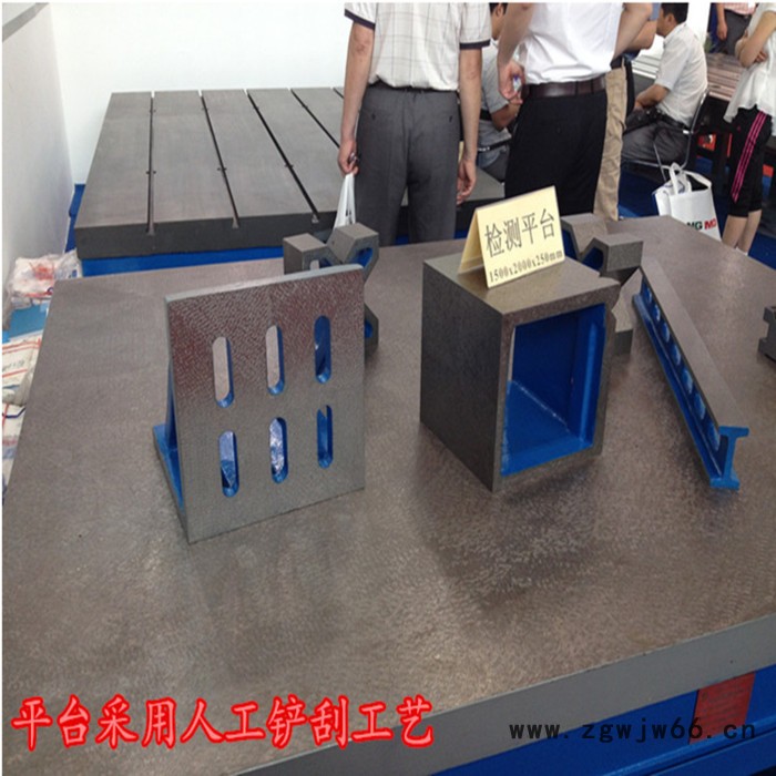 建丰铸铁检验平板划线平台T型槽工作台钳工修配平台规格齐全图2