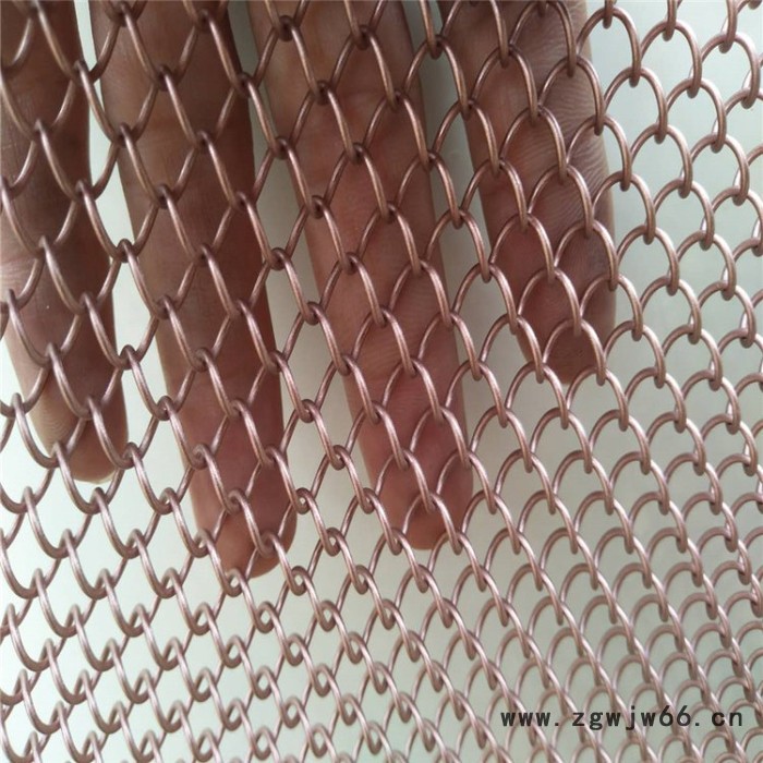 方成金属网帘 会所墙面美观装饰 专用不锈钢幕墙网 镀色金属装饰网图4