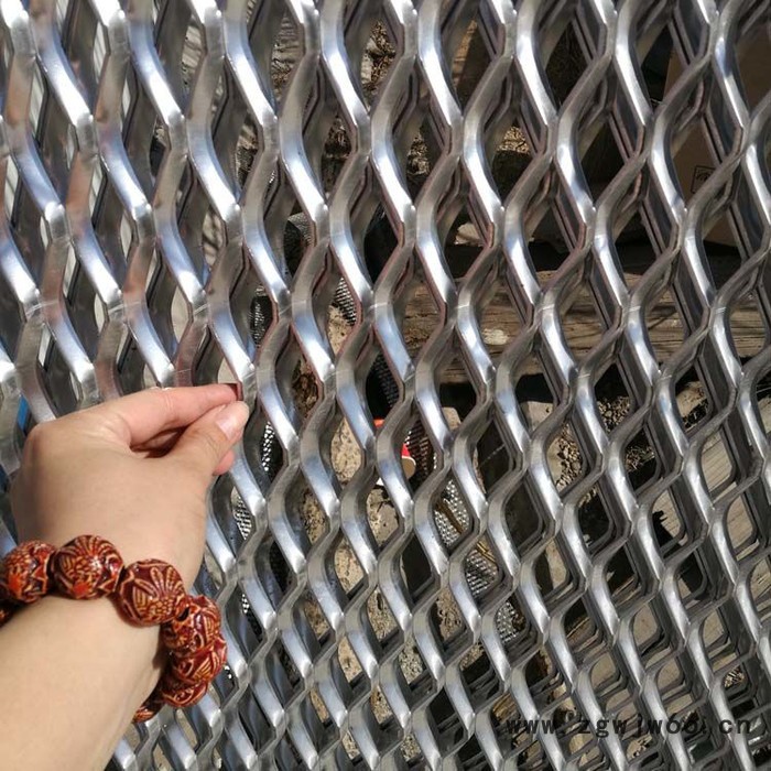 盘聚  4S店外墙金属网  厂家定做  镂空铝板网  菱形金属板网幕墙图6