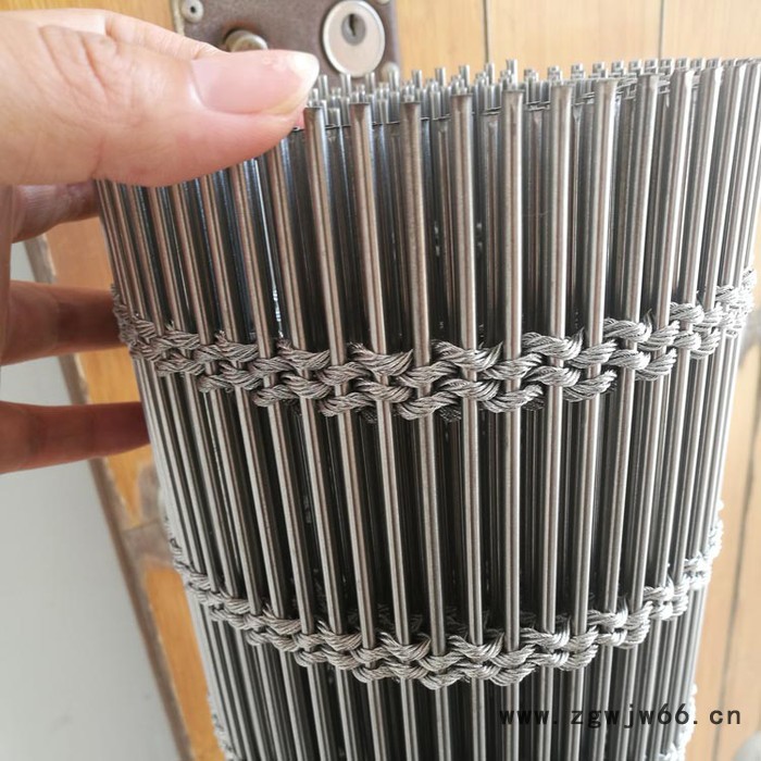 盘聚  直销  幕墙装饰金属网  合股绳网  钢丝绳编织网  金属装饰网图2