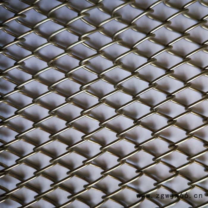 金属网屏风 金属网帘 勾花装饰网帘 邦特隆  欢迎选购图3