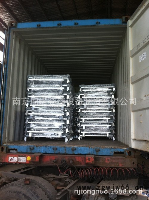 高邮铸造车间用金属周转筐,玉环装汽车配件金属网格仓储笼,同诺货架供应图7