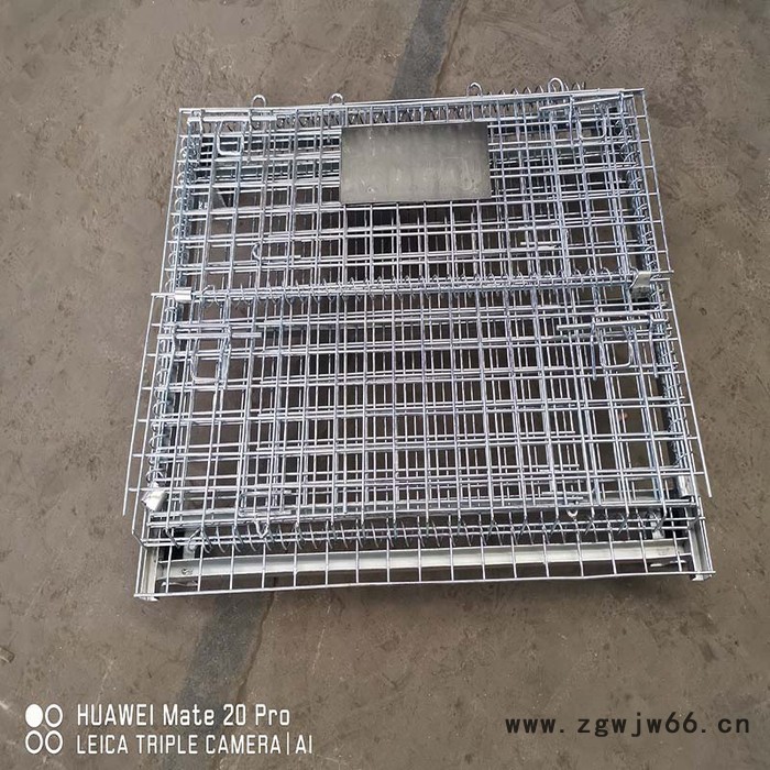 高邮铸造车间用金属周转筐,玉环装汽车配件金属网格仓储笼,同诺货架供应图4