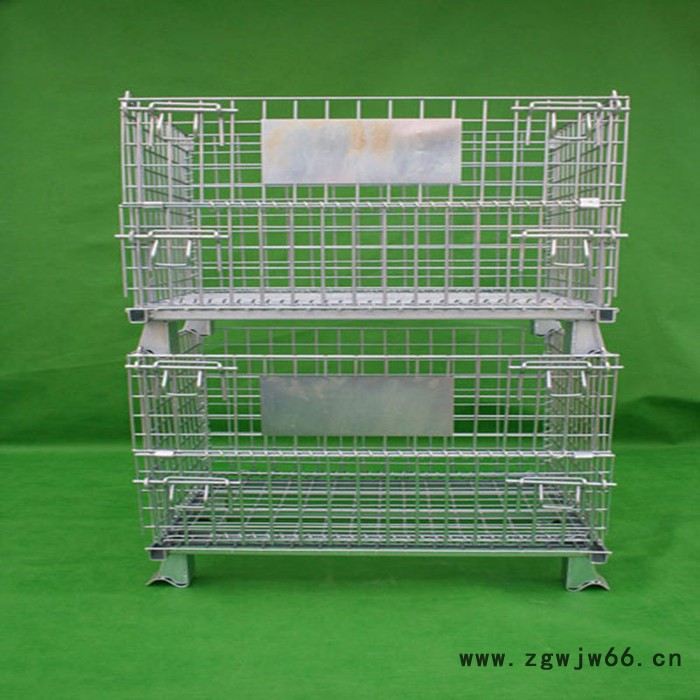 高邮铸造车间用金属周转筐,玉环装汽车配件金属网格仓储笼,同诺货架供应图2