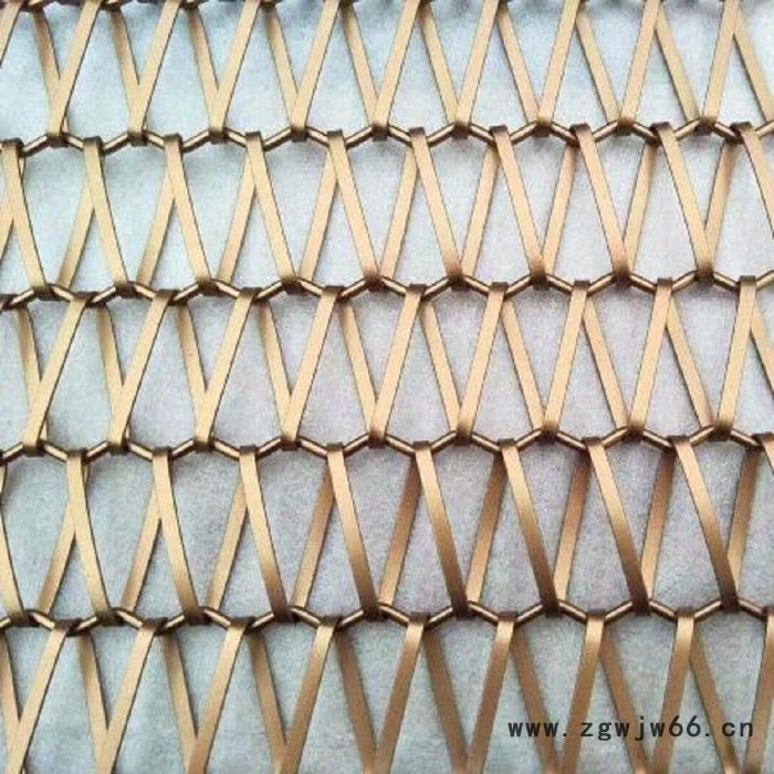 金属装饰网 金属垂帘 吊顶金属网帘 洛升定制图8