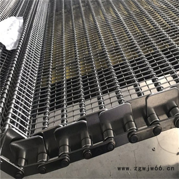 金属网链 工业输送带 马蹄链金属片网带定制图6