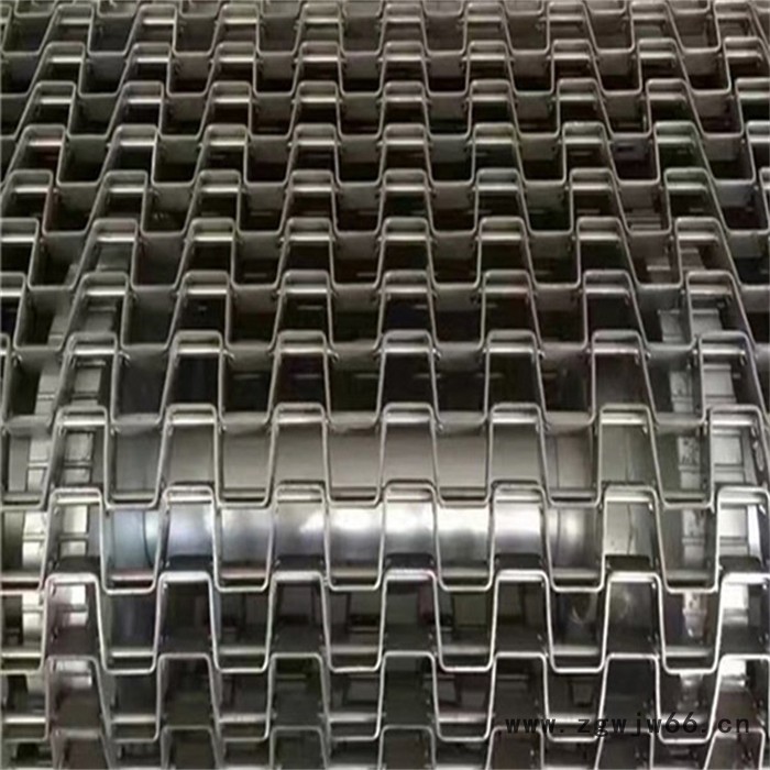 金属网链 工业输送带 马蹄链金属片网带定制图5