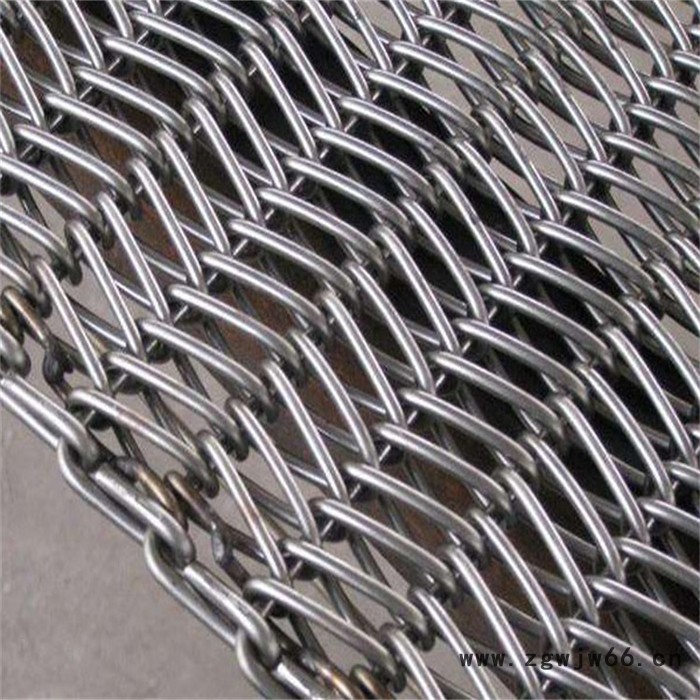 金属网链 工业输送带 马蹄链金属片网带定制图4