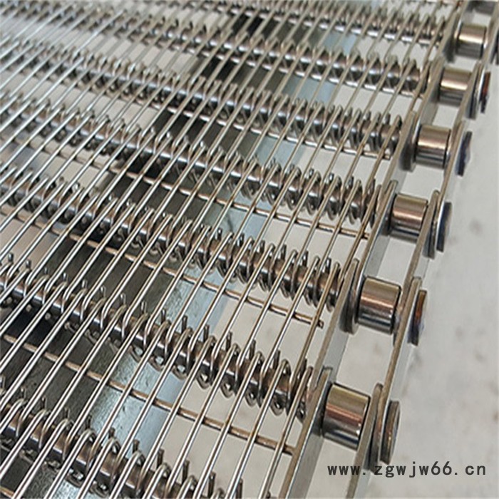 金属网链 工业输送带 马蹄链金属片网带定制图7